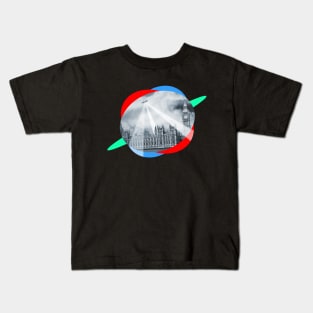 UFO Over London Kids T-Shirt